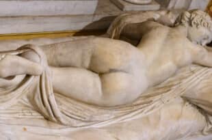 Sleeping Hermaphroditus in the Borghese gallery